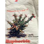 T-shirt, Euphorbia schizacantha, Large, Tan