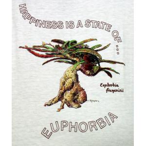 T-shirt, Euphorbia francoisii, Medium, Ivory