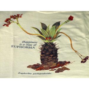 T-shirt, Euphorbia pachypodioides, XL, yellow