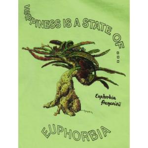 T-shirt, Euphorbia francoisii, Large, Neon Yellow